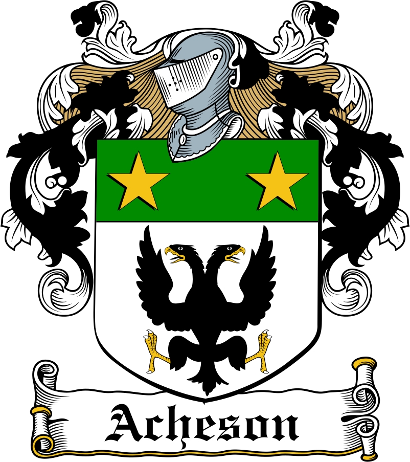 Thumbnail Acheson Family Crest / Irish Coat of Arms Image Download