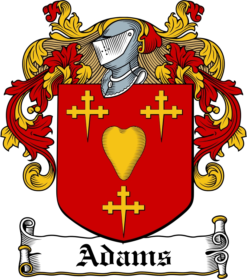 Thumbnail Adams Family Crest / Irish Coat of Arms Image Download