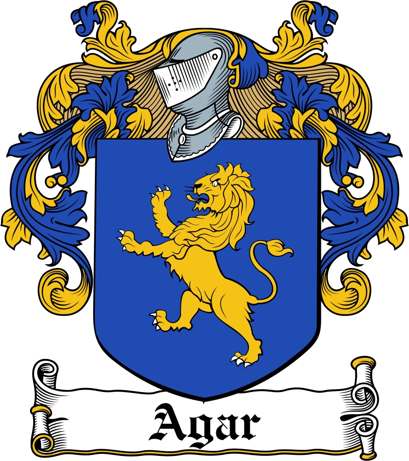 Thumbnail Agar Family Crest / Irish Coat of Arms Image Download