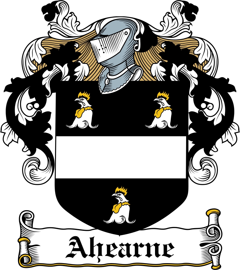 Thumbnail Ahearne-Alcock Family Crest / Irish Coat of Arms Image Download