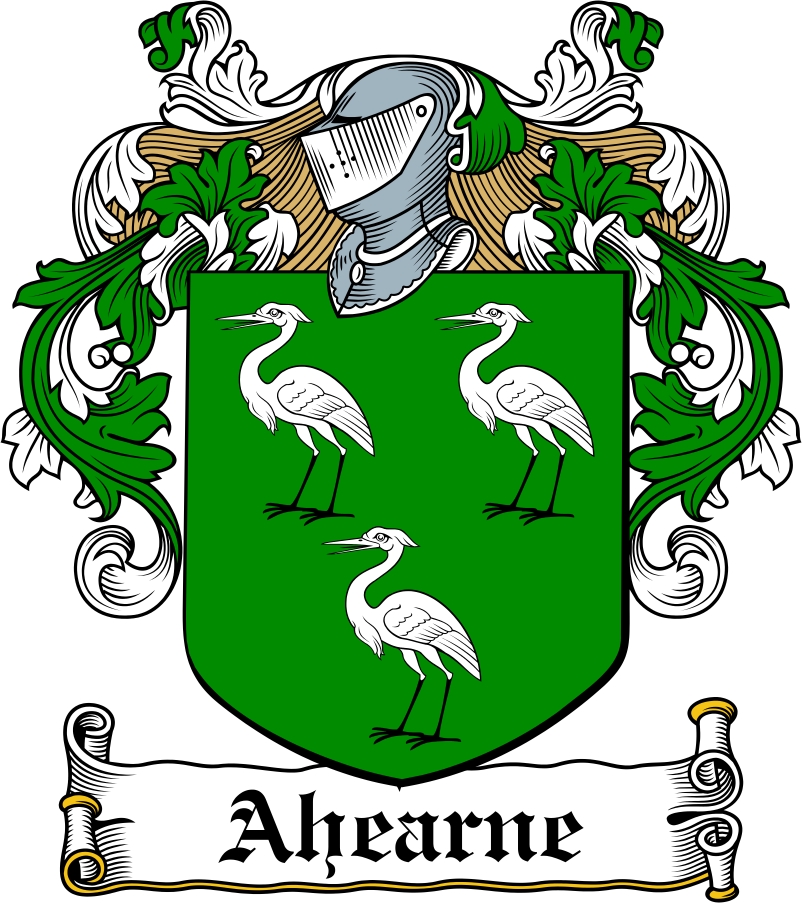 Thumbnail Ahearne Family Crest / Irish Coat of Arms Image Download