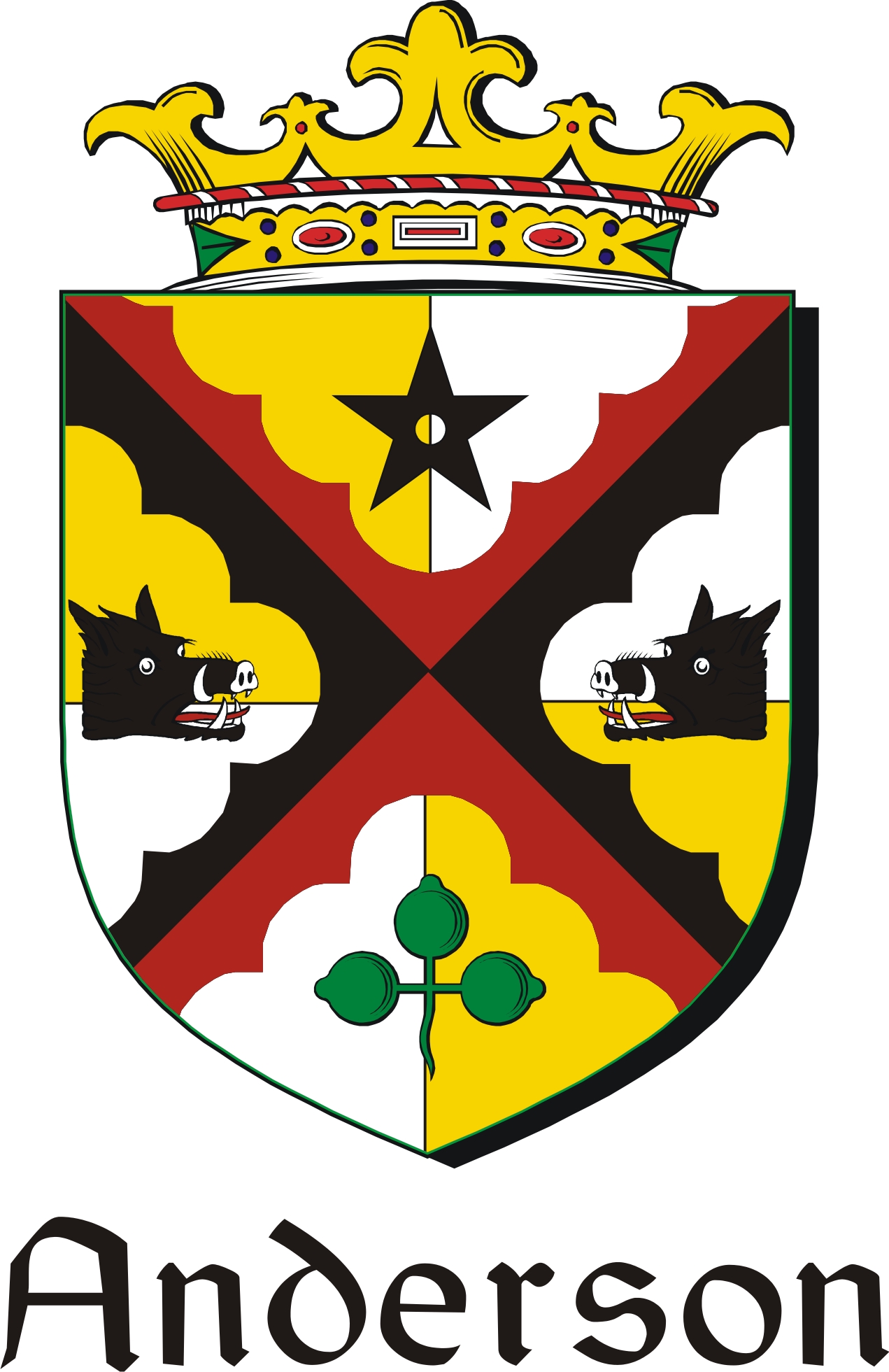 Thumbnail Anderson Family Crest / Irish Coat of Arms Image Download Thumbnail Anderson Family Crest / Irish Coat of Arms Image Download