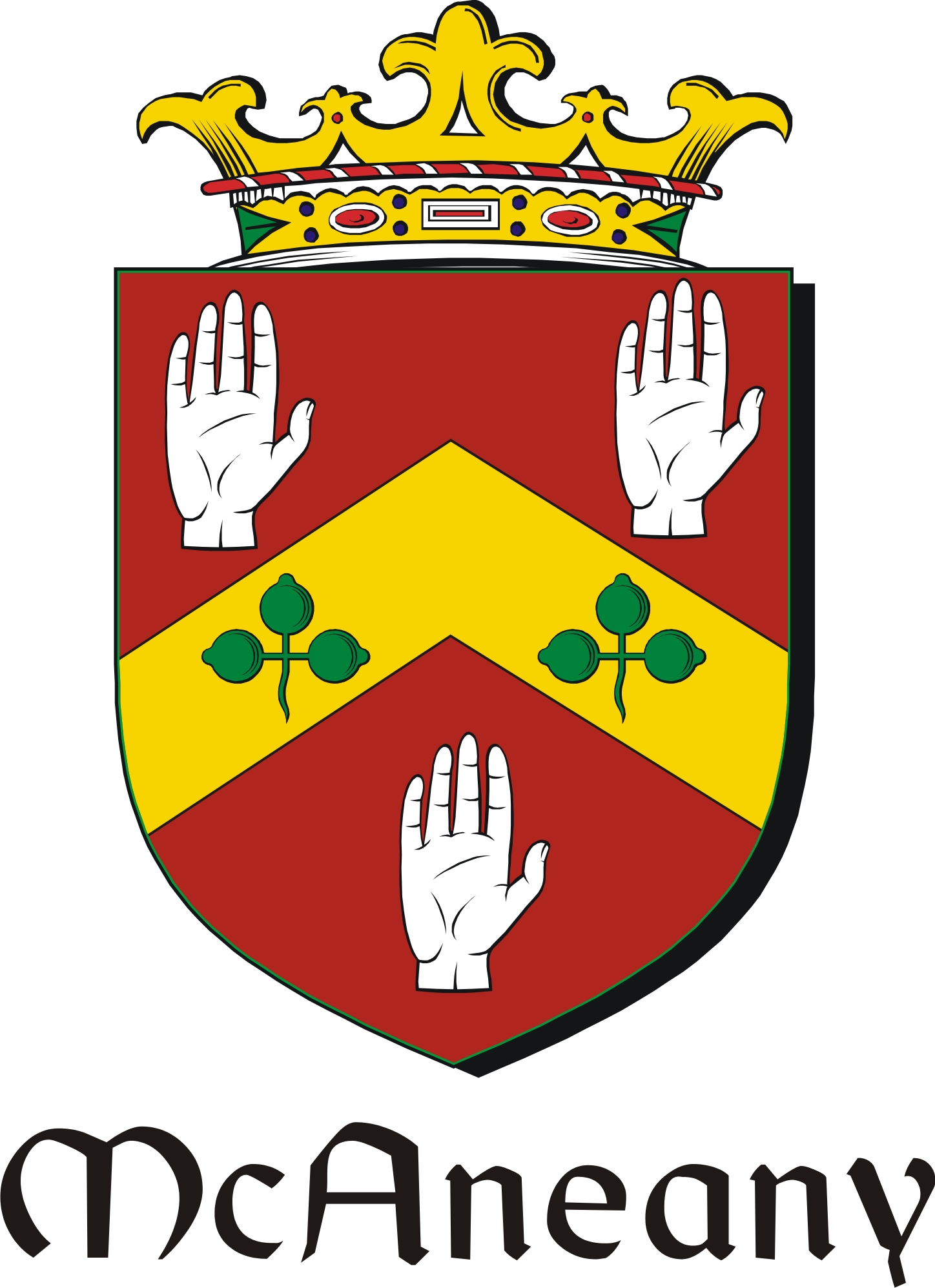 Thumbnail Anean-Mc Family Crest / Irish Coat of Arms Image Download Thumbnail Anean-Mc Family Crest / Irish Coat of Arms Image Download