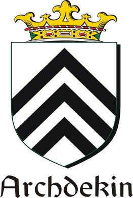 Thumbnail Archdekin Family Crest / Irish Coat of Arms Image Download