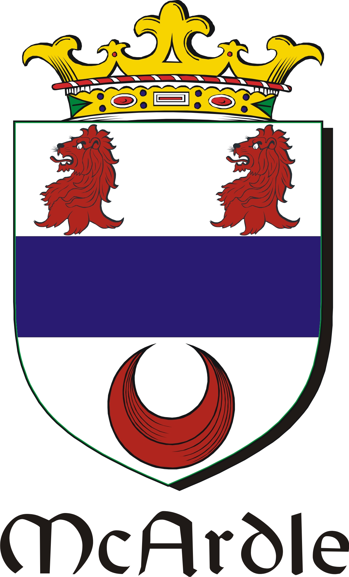 Thumbnail Ardle-Mc Family Crest / Irish Coat of Arms Image Download Thumbnail Ardle-Mc Family Crest / Irish Coat of Arms Image Download