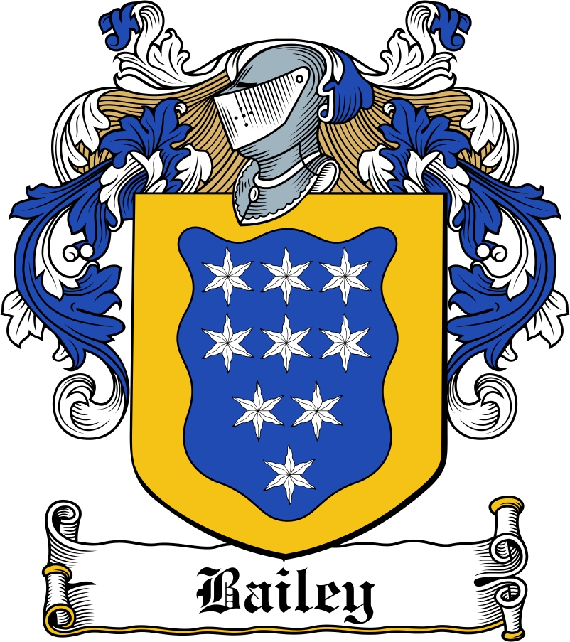 Thumbnail Bailey Family Crest / Irish Coat of Arms Image Download
