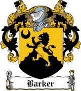 Thumbnail Barker Family Crest / Irish Coat of Arms Image Download