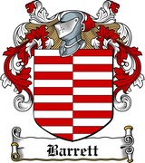 Thumbnail Barrett Family Crest / Irish Coat of Arms Image Download