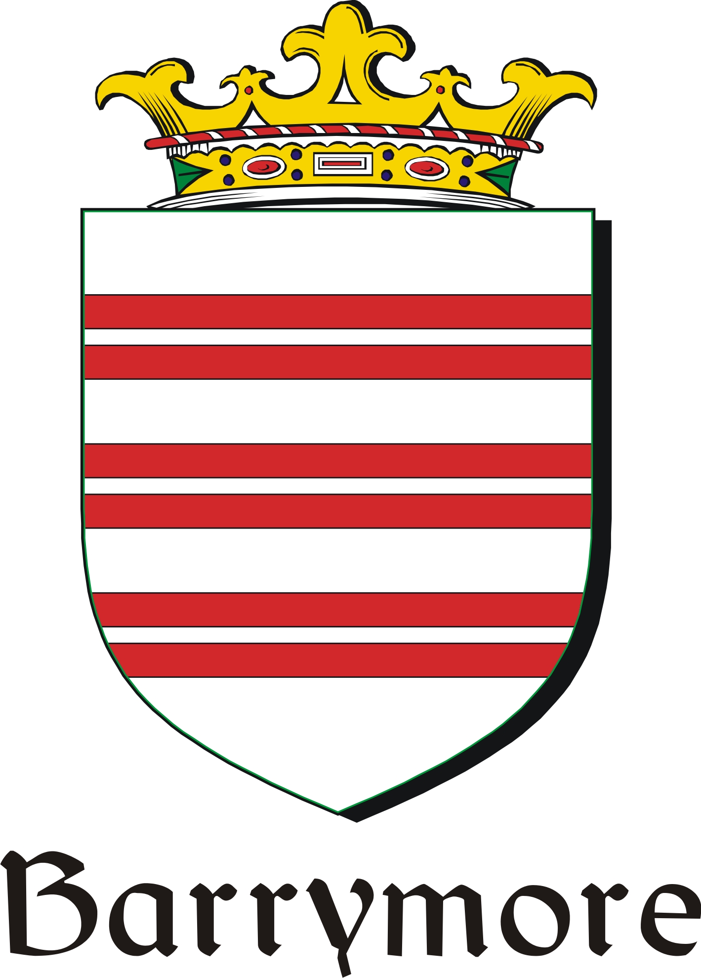 Thumbnail Barrymore Family Crest / Irish Coat of Arms Image Download Thumbnail Barrymore Family Crest / Irish Coat of Arms Image Download