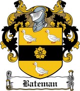 Thumbnail Bateman Family Crest / Irish Coat of Arms Image Download