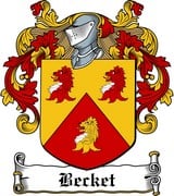 Thumbnail Becket Family Crest / Irish Coat of Arms Image Download