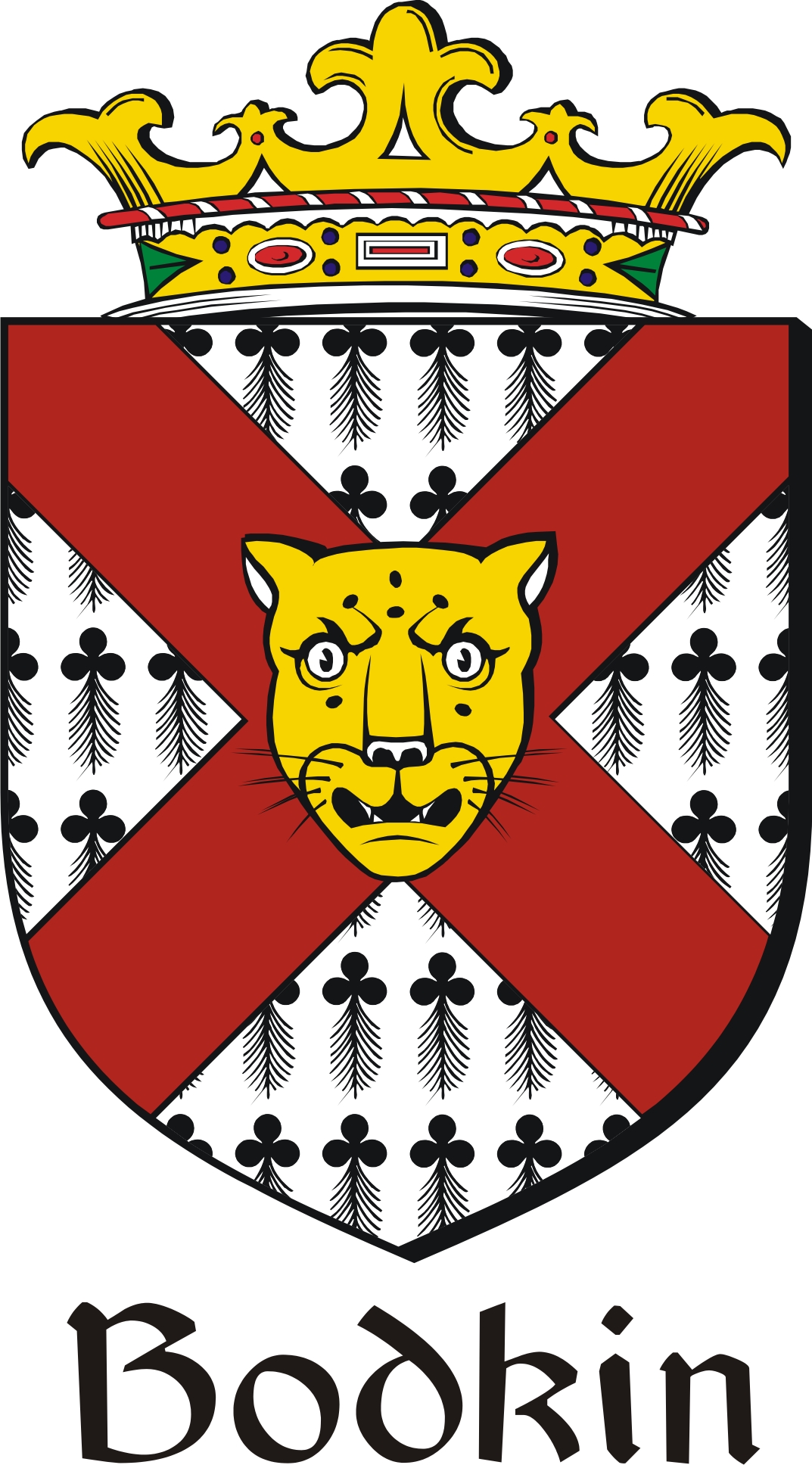 Thumbnail Bodkin Family Crest / Irish Coat of Arms Image Download