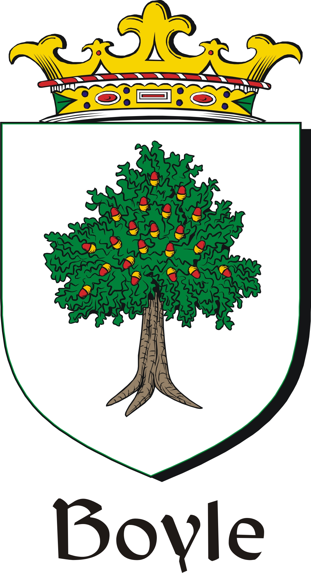 Thumbnail Boyle Family Crest / Irish Coat of Arms Image Download