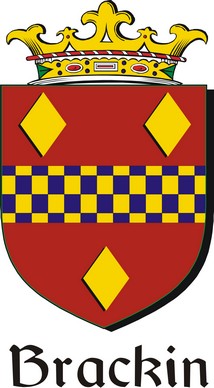 Thumbnail Brackin Family Crest / Irish Coat of Arms Image Download