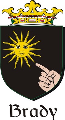 Thumbnail Brady Family Crest / Irish Coat of Arms Image Download