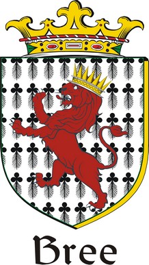 Thumbnail Bree Family Crest / Irish Coat of Arms Image Download