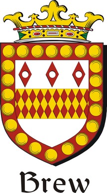 Thumbnail Brew Family Crest / Irish Coat of Arms Image Download