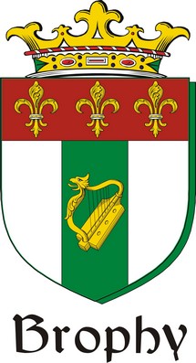 Thumbnail Brophy Family Crest / Irish Coat of Arms Image Download