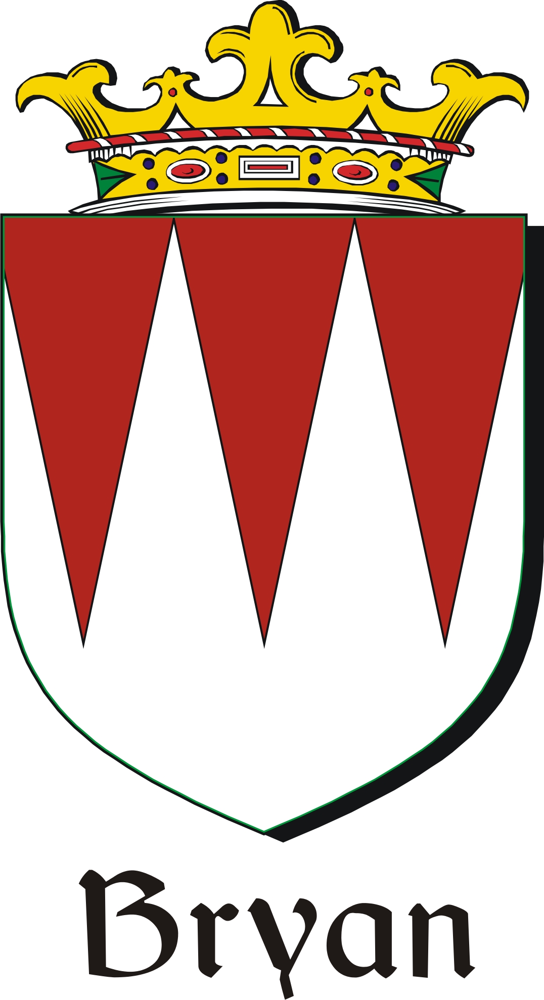 Thumbnail Bryan Family Crest / Irish Coat of Arms Image Download