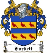 Thumbnail Burdett Family Crest / Irish Coat of Arms Image Download