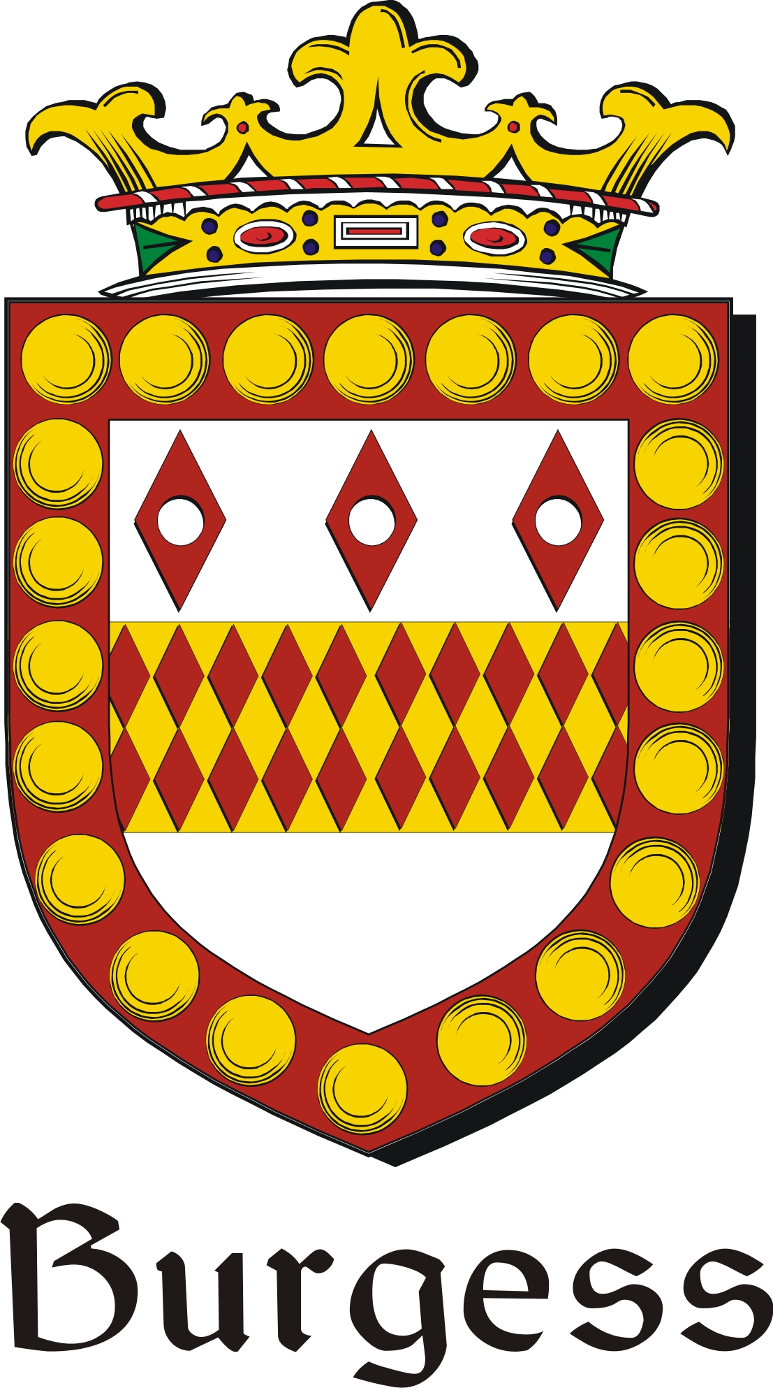 Thumbnail Burgess Family Crest / Irish Coat of Arms Image Download Thumbnail Burgess Family Crest / Irish Coat of Arms Image Download