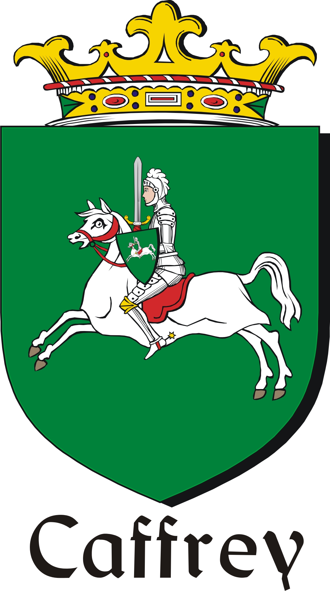 Thumbnail Caffrey Family Crest / Irish Coat of Arms Image Download