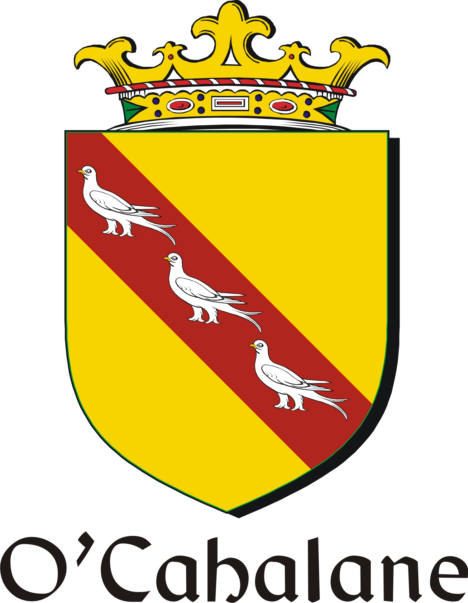 Thumbnail Cahalane-O Family Crest / Irish Coat of Arms Image Download