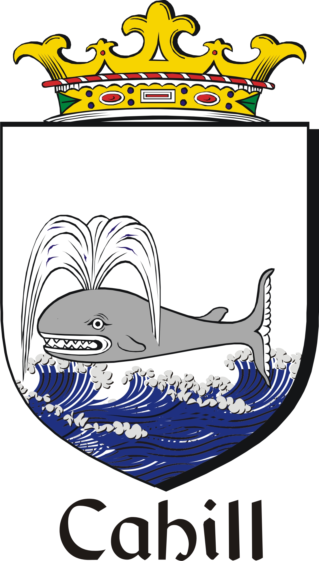 Thumbnail Cahill Family Crest / Irish Coat of Arms Image Download