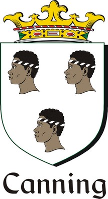 Thumbnail Canning Family Crest / Irish Coat of Arms Image Download