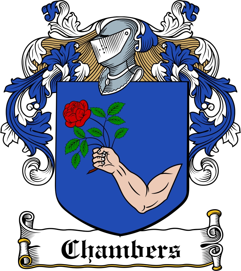 Thumbnail Chambers Family Crest / Irish Coat of Arms Image Download