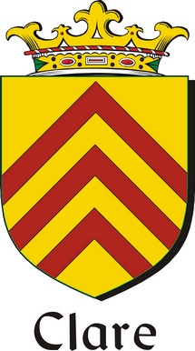 Thumbnail Clare Family Crest / Irish Coat of Arms Image Download