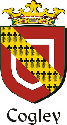 Thumbnail Cogley Family Crest / Irish Coat of Arms Image Download