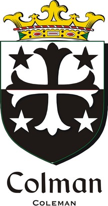 Thumbnail Colman Family Crest / Irish Coat of Arms Image Download