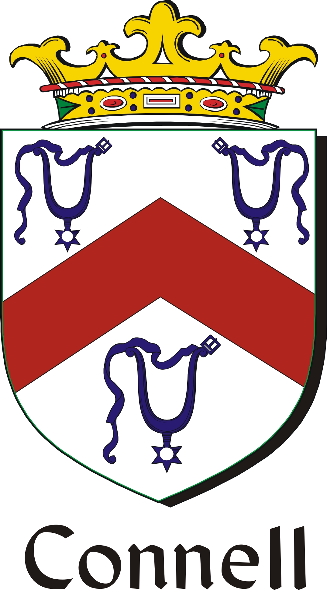 Thumbnail Connell Family Crest / Irish Coat of Arms Image Download