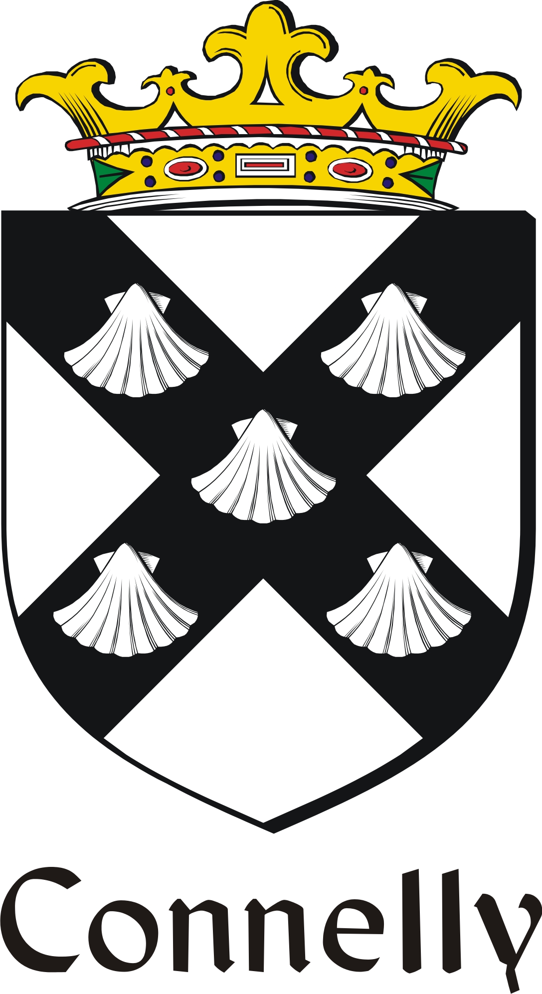 Thumbnail Connelly Family Crest / Irish Coat of Arms Image Download