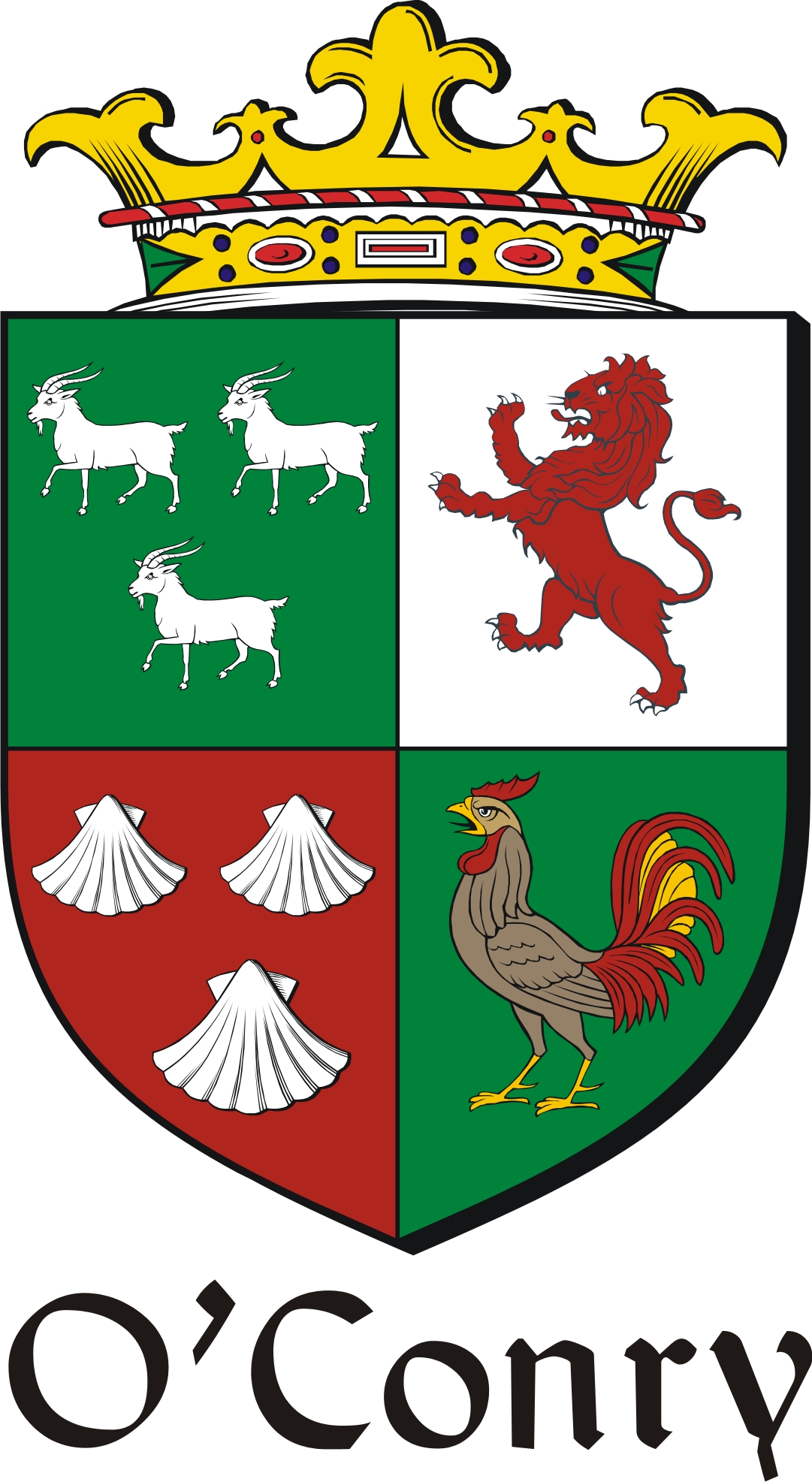 Thumbnail Conry-O Family Crest / Irish Coat of Arms Image Download Thumbnail Conry-O Family Crest / Irish Coat of Arms Image Download