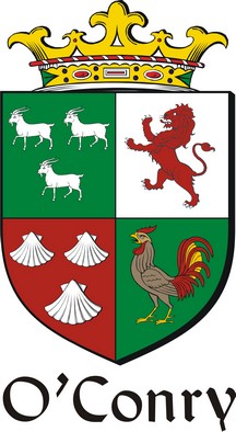 Thumbnail Conry-O Family Crest / Irish Coat of Arms Image Download