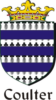 Thumbnail Coulter Family Crest / Irish Coat of Arms Image Download