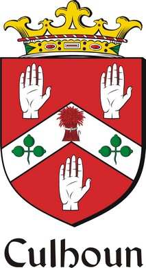 Thumbnail Culhoun Family Crest / Irish Coat of Arms Image Download