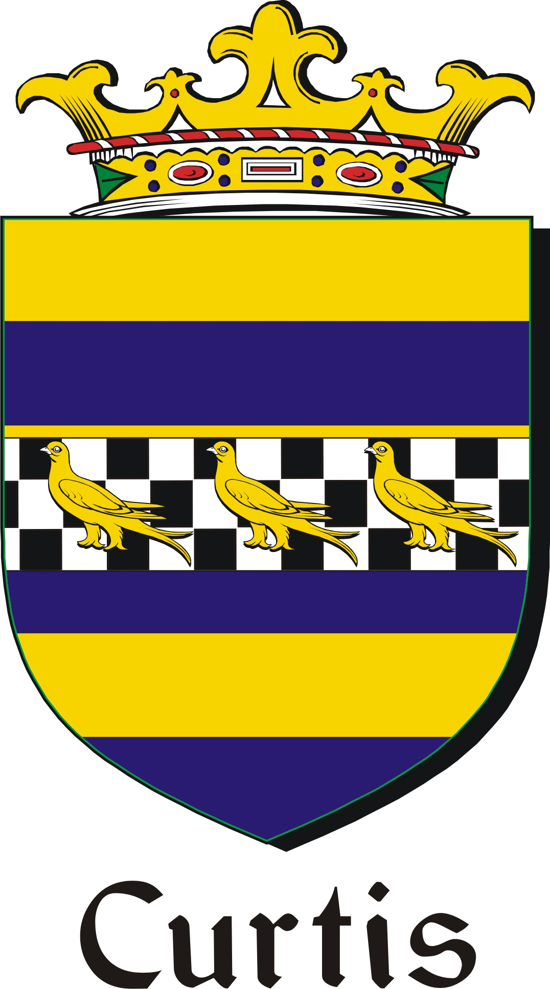 Thumbnail Curtis Family Crest / Irish Coat of Arms Image Download Thumbnail Curtis Family Crest / Irish Coat of Arms Image Download