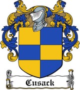 Thumbnail Cusack Family Crest / Irish Coat of Arms Image Download