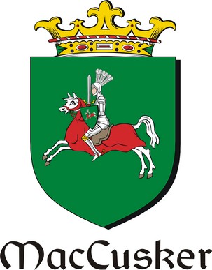 Thumbnail Cusker-Mac Family Crest / Irish Coat of Arms Image Download