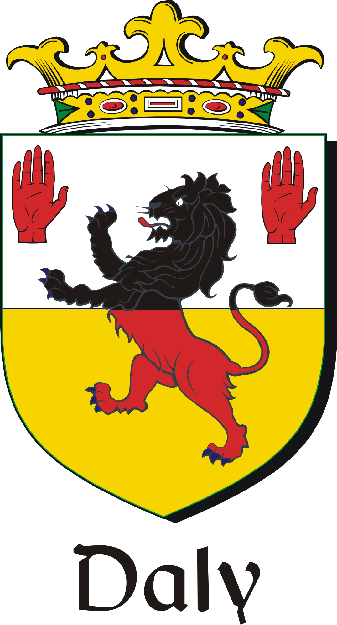 Thumbnail Daly Family Crest / Irish Coat of Arms Image Download Thumbnail Daly Family Crest / Irish Coat of Arms Image Download