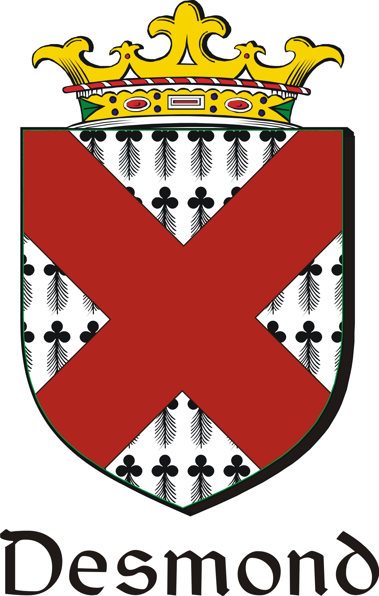 Thumbnail Desmond Family Crest / Irish Coat of Arms Image Download