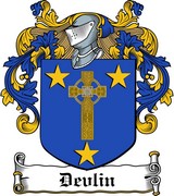 Thumbnail Devlin Family Crest / Irish Coat of Arms Image Download