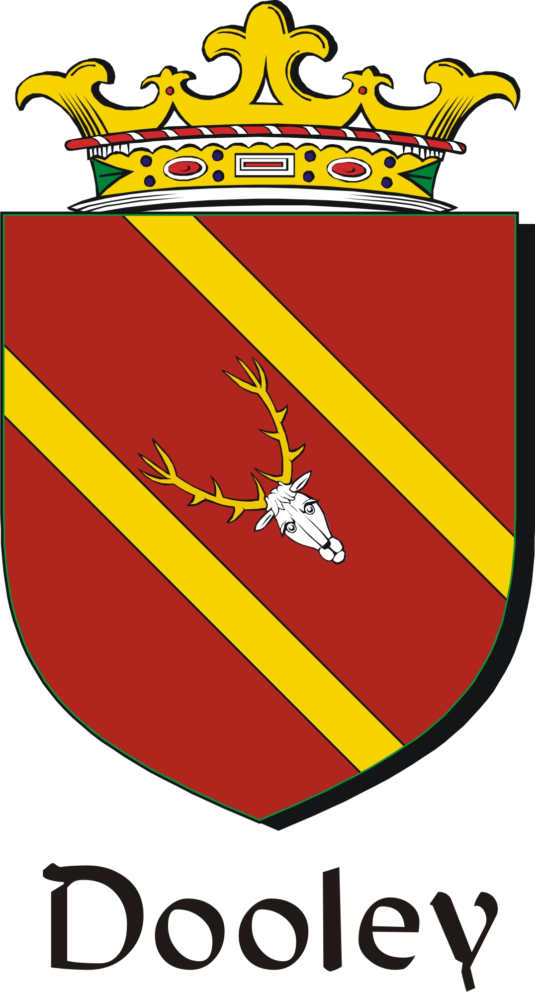 Thumbnail Dooley Family Crest / Irish Coat of Arms Image Download