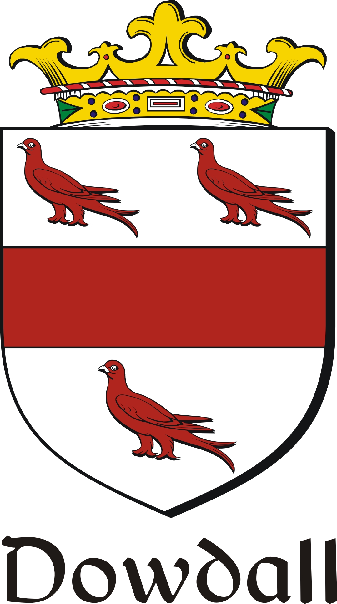 Thumbnail Dowdall Family Crest / Irish Coat of Arms Image Download Thumbnail Dowdall Family Crest / Irish Coat of Arms Image Download
