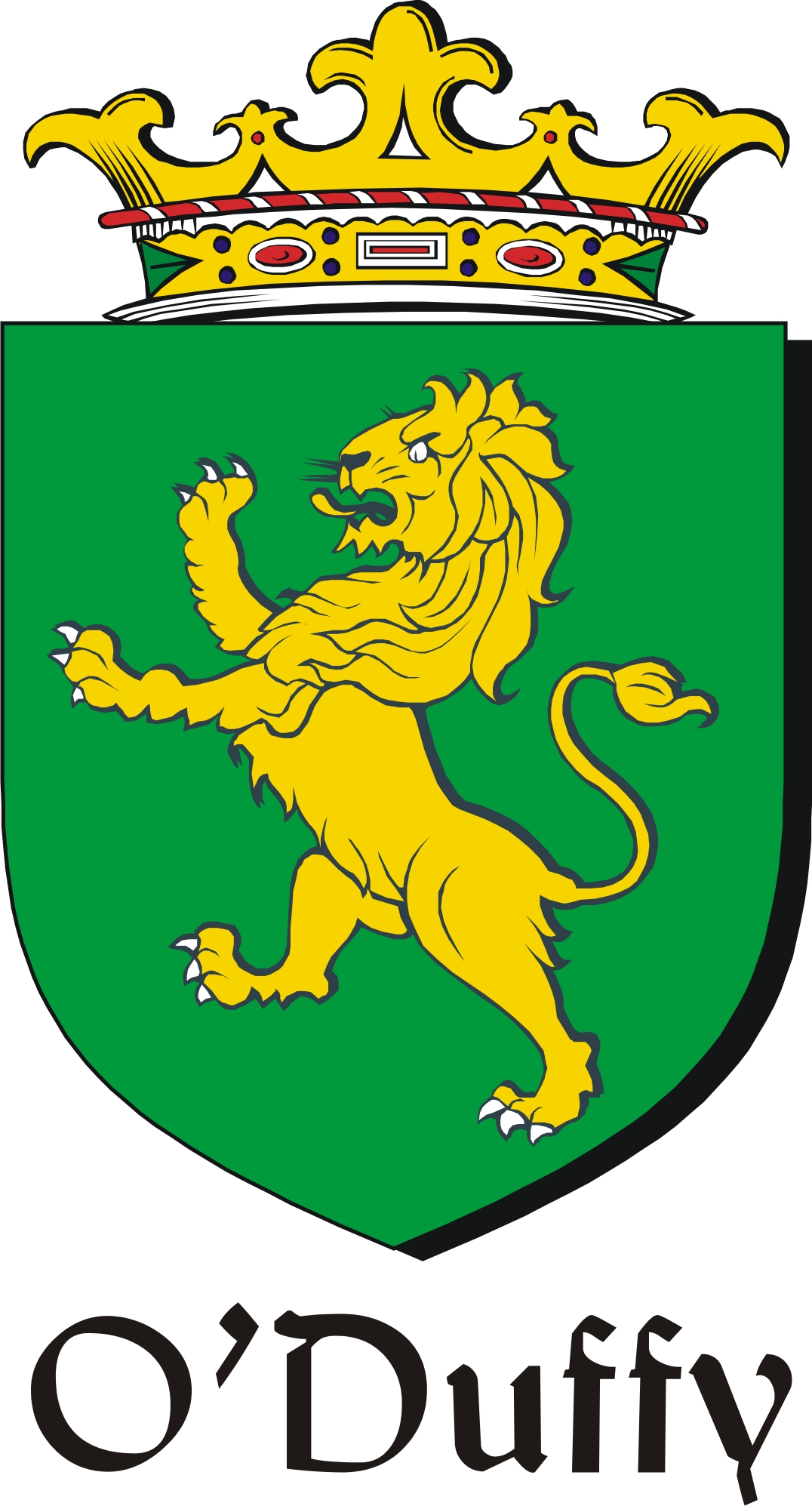 Thumbnail Duffy-O Family Crest / Irish Coat of Arms Image Download