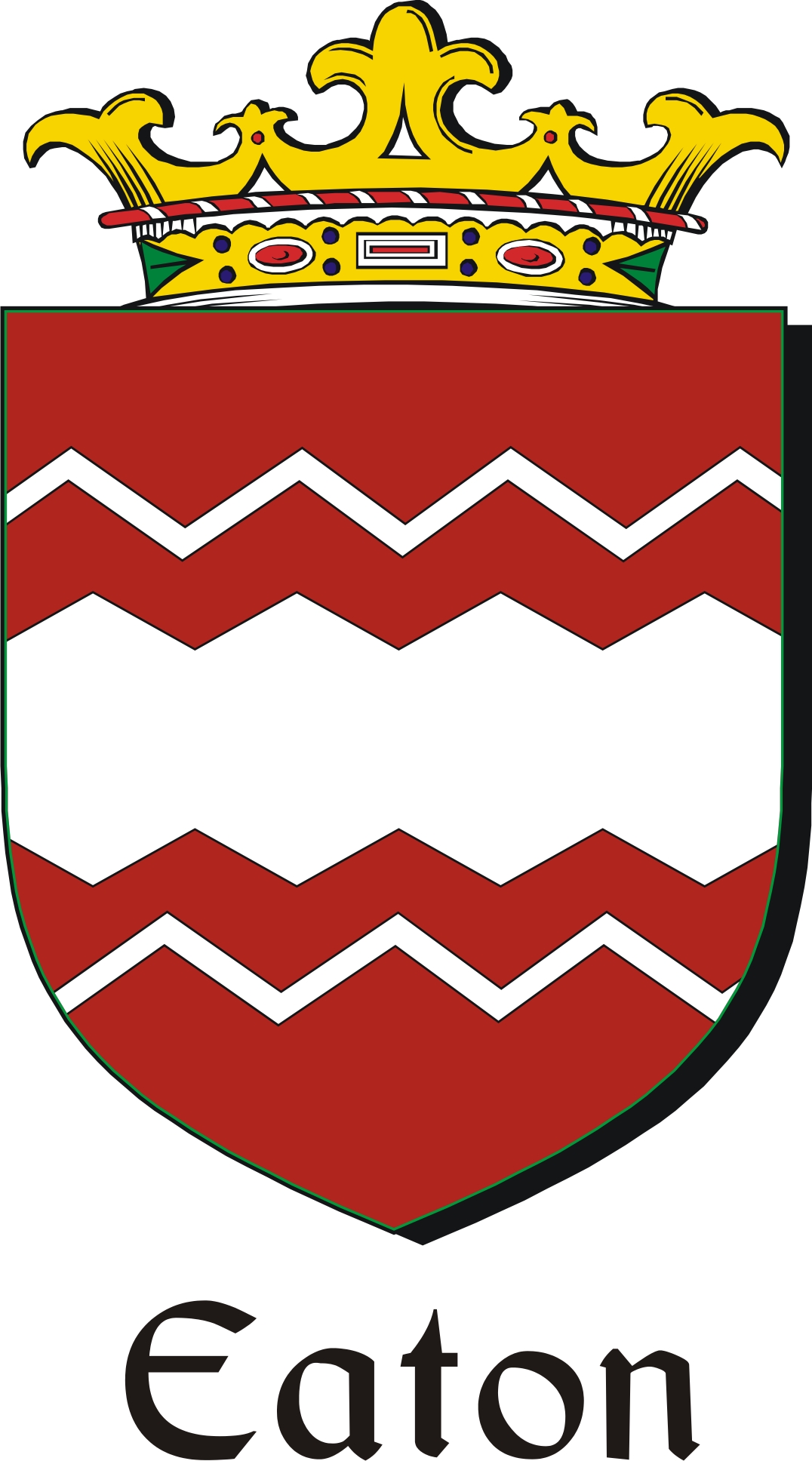 Thumbnail Eaton Family Crest / Irish Coat of Arms Image Download