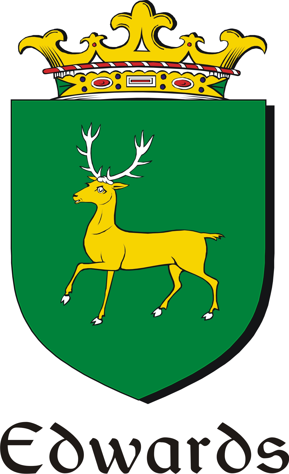 Thumbnail Edwards Family Crest / Irish Coat of Arms Image Download